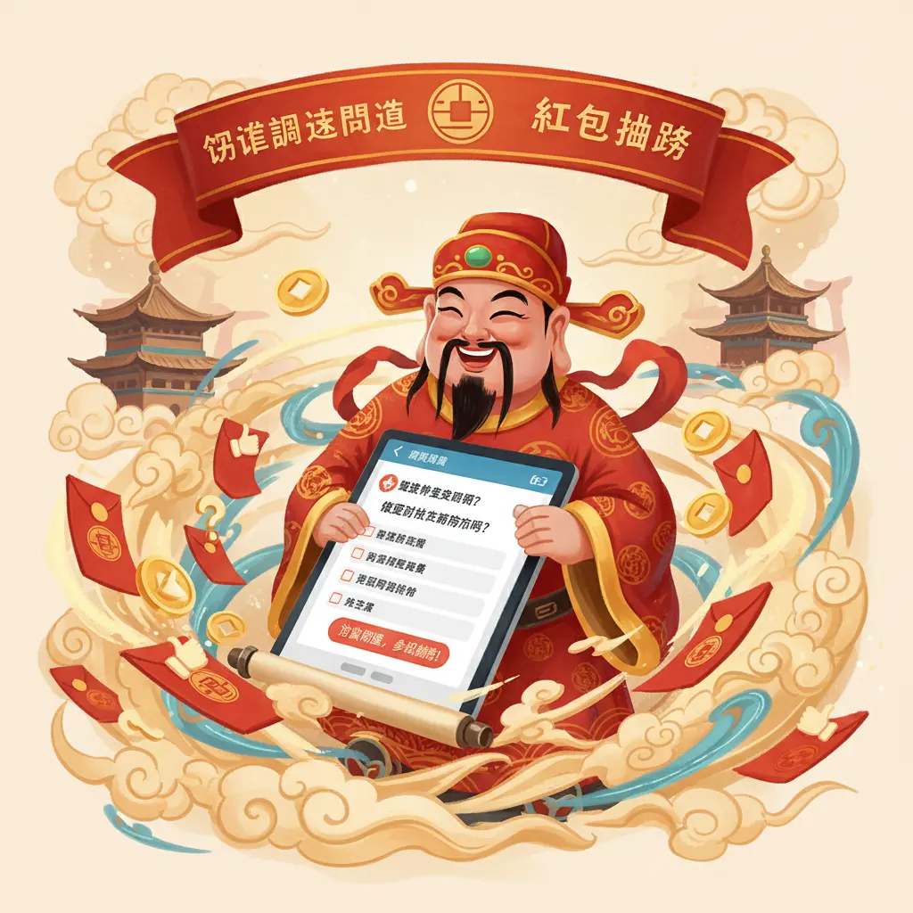 紅包抽獎 - 創建調查問卷